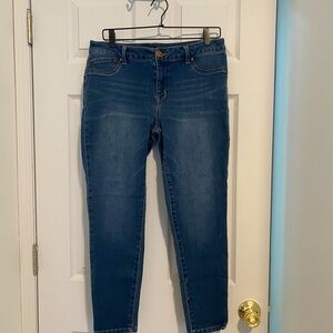 1822 Denim Women's Dark Blue Ankle Jeans
